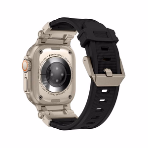 Tech-Protect Delta Pro Apple Watch 4/5/6/7/8/9/SE/Ultra 1/2 (42/44/45/49 mm) Musta/Titaani