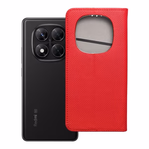 SMART CASE kirjamallinen kotelo puhelimelle XIAOMI Redmi Note 14 PRO 5G / 14 PRO PLUS 5G punainen