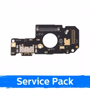 Charging Port Compatible with Xiaomi Redmi Note 11 / Note 11S / Poco M4 Pro 4G / Note 12S with flex / silver (Service Pack)