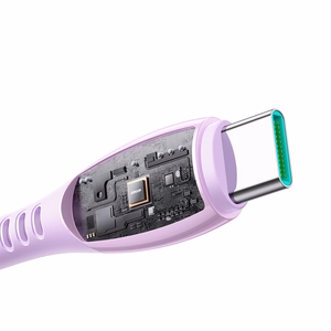 Joyroom S-A59 Vibrant Series 60W USB-C - USB-C Kaapeli 1,2m - violetti
