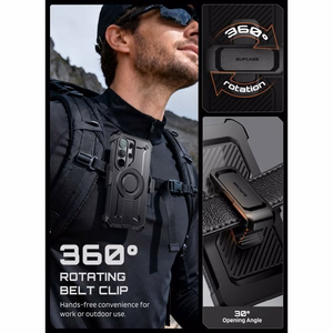 Supcase Unicorn Beetle Pro Mag MagSafe 2-Set Suojakuori Samsung Galaxy S26 Ultralle - Musta