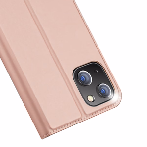 Dux Ducis Skin Pro -lompakkokuori iPhone 15 Plus:lle - vaaleanpunainen