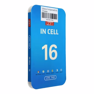 LCD-näyttö iPhone 16 digitisoijalla musta (ZY-LTPS) IC-siirrettävä
