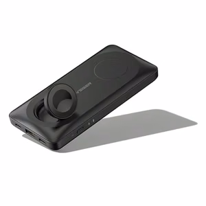 Ulkoinen akku yhteensopiva MagSafe:lle Veger MagMulti (W1156) PD QC3.0 3A 22,5W 10000 mAh langattomalla latauksella musta