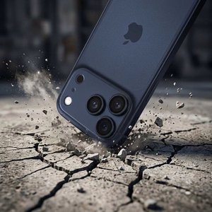 AR+AF Täysmetallinen karkaistu lasi IPHONE 17 PRO:lle sininen