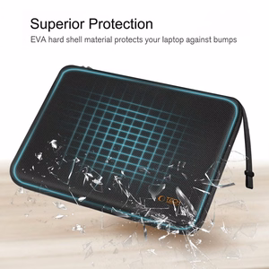 Tech-Protect Hardpouch 15-16 kannettaville - Musta ja Oranssi