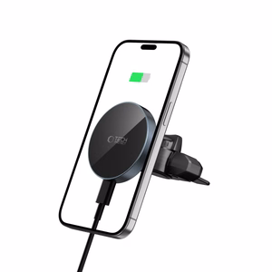 Tech-Protect mm15W-V5 Magneettinen MagSafe Autoteline ilmaventtiilille / CD-koloille - musta