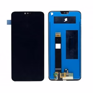 LCD-näyttö yhteensopiva Nokia 6.1 Plus musta HQ