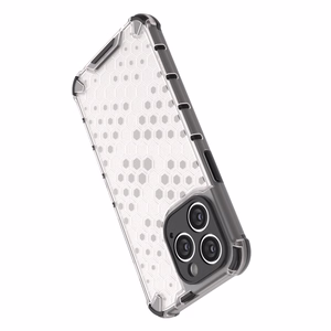 Honeycomb kotelo iPhone 14 Pro panssaroitu hybridi suojus sininen