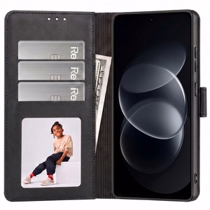 Tech-Protect Wallet Case for Xiaomi Redmi Note 17 Pro Max 5G - Matte Black