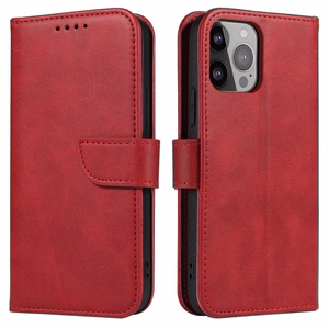 Magnet Suojakuori läpällä Samsung Galaxy S25+ - Punainen