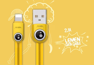 REMAX Kaapeli Lemen RC-101m - USB - Micro USB - keltainen