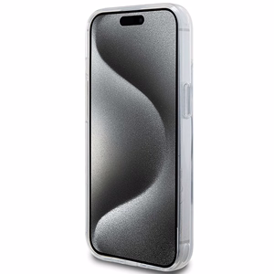 Karl Lagerfeld KLHMP15SHMRSKCH iPhone 15 / 14 / 13 6.1 valkoinen/valkoinen kovakuori Ring Stand Karl&Choupette MagSafe