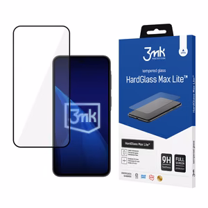3mk HardGlass Max Lite -näytönsuoja karkaistusta lasista mallille Samsung Galaxy A37 – musta