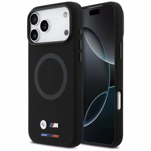 BMW M Silicon Logo MagSafe Suojakuori iPhone 17 Pro Maxille - Musta