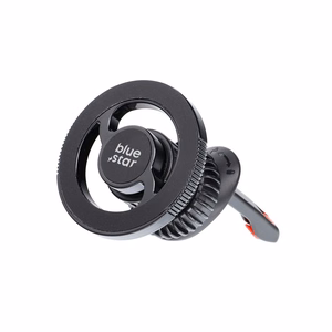 Blue Star SMART LOCK X1 MagSafe-yhteensopiva magneettinen autopidike, ilmanvaihtoritilään, musta