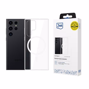 3mk Clear MagCase suojakuori Samsung Galaxy S23 Ultra - läpinäkyvä