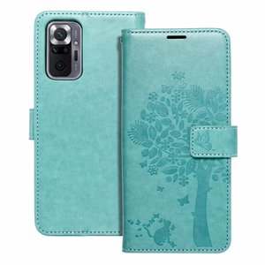 MEZZO Book-suojakuori Xiaomi Redmi Note 10 Pro:lle tree vihreä