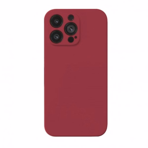 Phone Case "Liquid Silicone Edge" for Xiaomi 12 / 12X / 12S (Dark Red Rose)