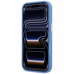Guess 4G Classic Logo -suojakuori laitteelle iPhone 18 Pro Max / 17 Pro Max, 360° rengastuella, MagSafe-yhteensopiva – sininen