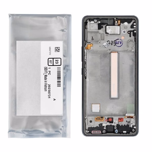 ServicePack LCD-näyttö SAMSUNG A53 5G A536B GH82-28024A musta