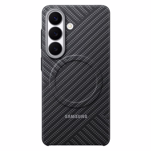 Samsung Carbon Magnet -suojakuori Samsung Galaxy S26:lle, MagSafe-yhteensopiva - harmaa