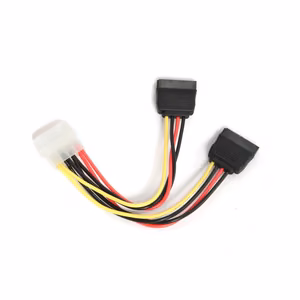 Virtakaapeli SATA x2 30 cm/CC-SATA-PSY-0.3M GEMBIRD