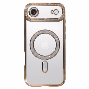 Bling MagSafe Suojakuori iPhone 17 Air:lle kultainen