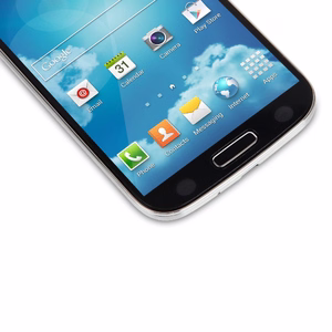 Moshi iVisor XT reusable full-face screen-protector film for Samsung Galaxy S4, black frame