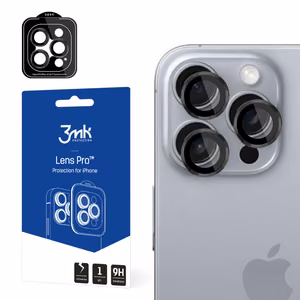 3mk Lens Pro Full Cover Camera Protector for iPhone 16 Pro / 16 Pro Max