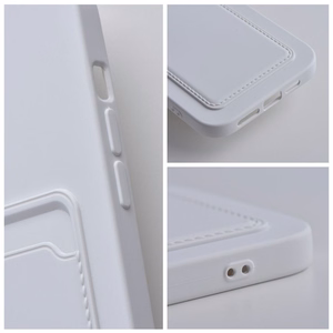 Suojakuori iPhone 15 PRO:lle Card Case valkoinen
