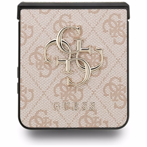 Guess Big 4G Logo Classic Logo Case for Samsung Galaxy Z Flip 7 - Pink