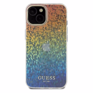 GUESS GUHCP14SHDECMI IML Faceted Mirror Disco Iridescent -suojakuori iPhone 14:lle - monivärinen