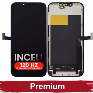 LCD-naytto yhteensopiva iPhone 13 Pro, musta (120Hz / INCELL / Premium) Removable IC