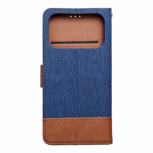 Läppäsuojakuori iPhone 17 PRO -lle Jeans Book sininen