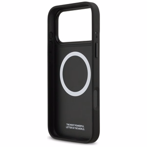 BMW M Tricolor Metal Logo MagSafe Suojakuori iPhone 17 Pro Max:lle - Harmaa