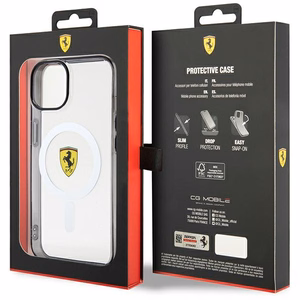 Ferrari FEHMP14SURKT iPhone 14 6.1" kirkas/läpinäkyvä hardcase Outline Magsafe