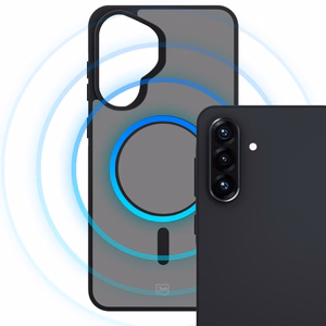 3mk Smoke MagCase -suojakuori Samsung Galaxy A57:lle - harmaa-läpikuultava