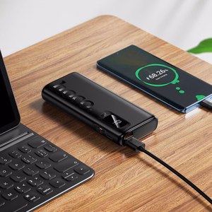 Hoco J158 Pro -varavirtalähde 10000 mAh QC PD 2A 22,5W, musta