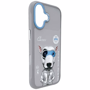Nimmy Cool&Cute 2.0 Nag Suojakuori iPhone 17:lle - Harmaa