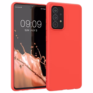 Silikonikotelo Pehmeä joustava kumisuojus Samsung Galaxy A22 4G punainen