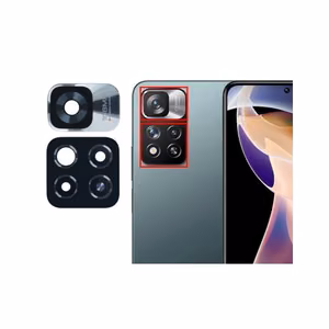 Takakameran linssi yhteensopiva Xiaomi Redmi Note 11 Pro Plus 5G takakameran linssi (2 kpl)