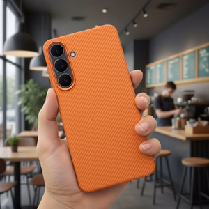 Case for Samsung S26 K-Look compatible with MagSafe orange