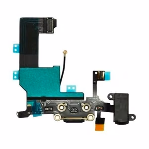 Flex for iPhone 5C audio and charging connector black ORG