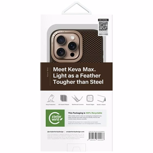 Uniq Keva Max Magclick Lataus Kamerajalusta Suojakuori iPhone 16 Pro:lle - Ruskea