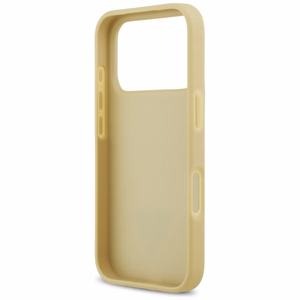 Guess Rhinestone Triangle Logo suojakuori iPhone 17 Pro - kulta