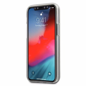 Mercedes Transparent Line -kotelo iPhone 12 mini - musta