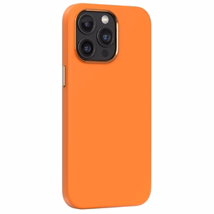 Comma Nature Mag -kuori iPhone 15 Plus oranssi