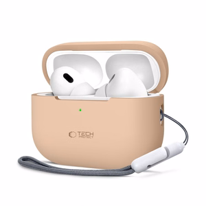 Tech-Protect Silikoninen Suojakuori Apple AirPods Pro 1 / 2:lle - beige
