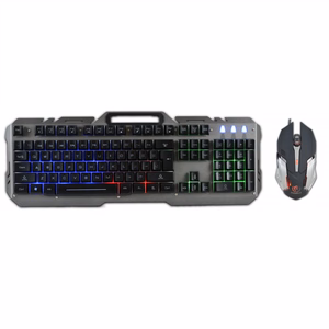 Rebeltec langallinen setti: LED-näppäimistö + hiiri INTERCEPTOR-pelaajille